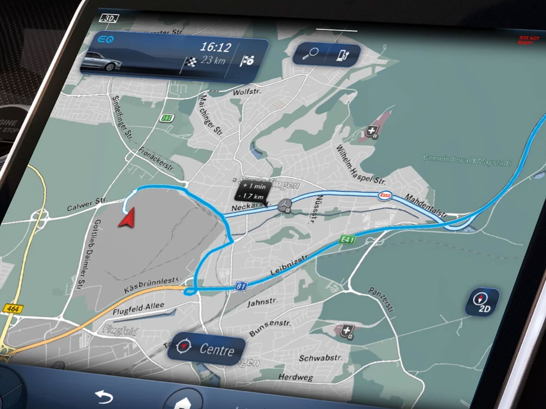 Online-ruttstyrning för din Mercedes-Benz Navigation.