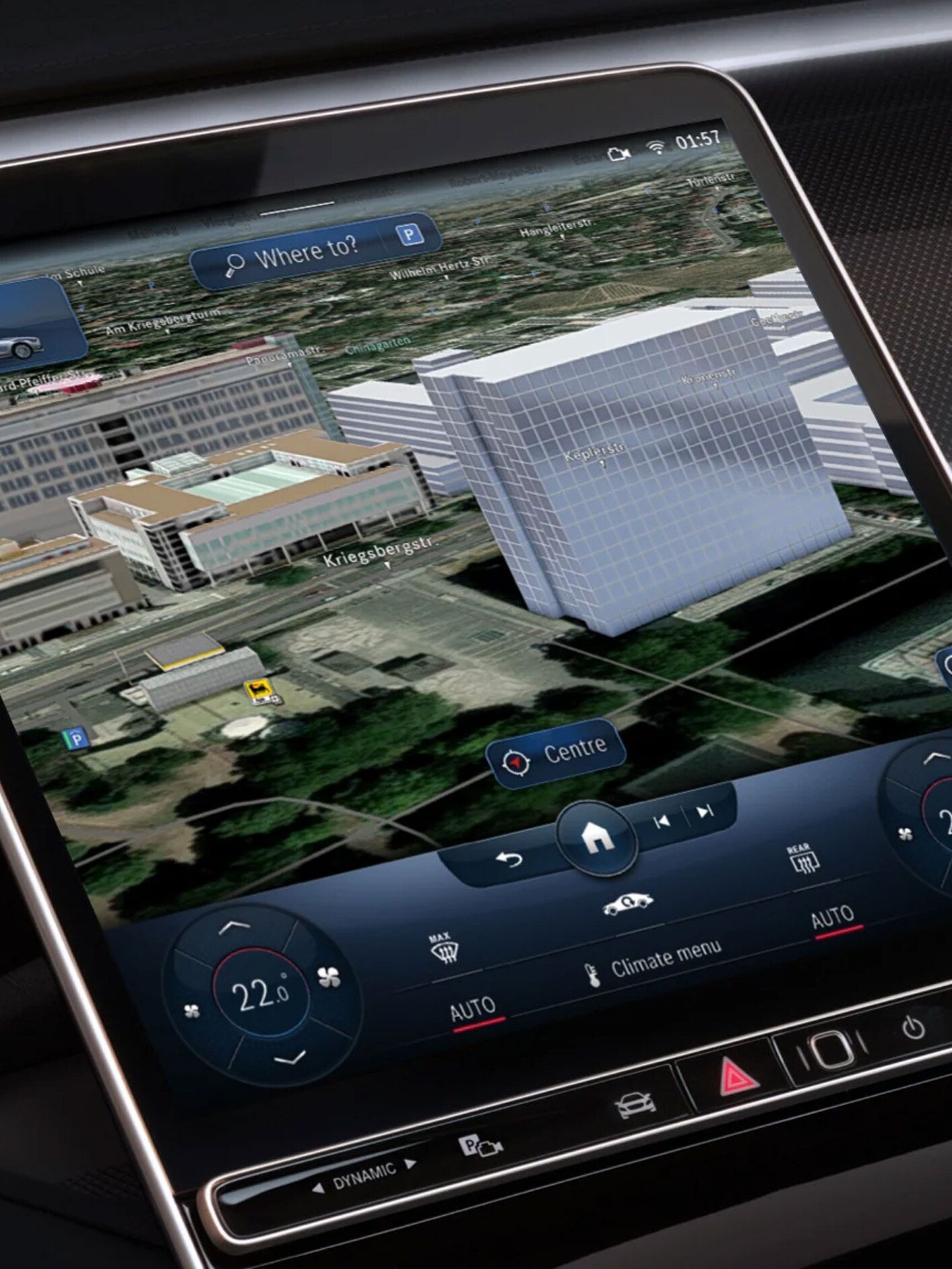 Navigering med satellitbilder.