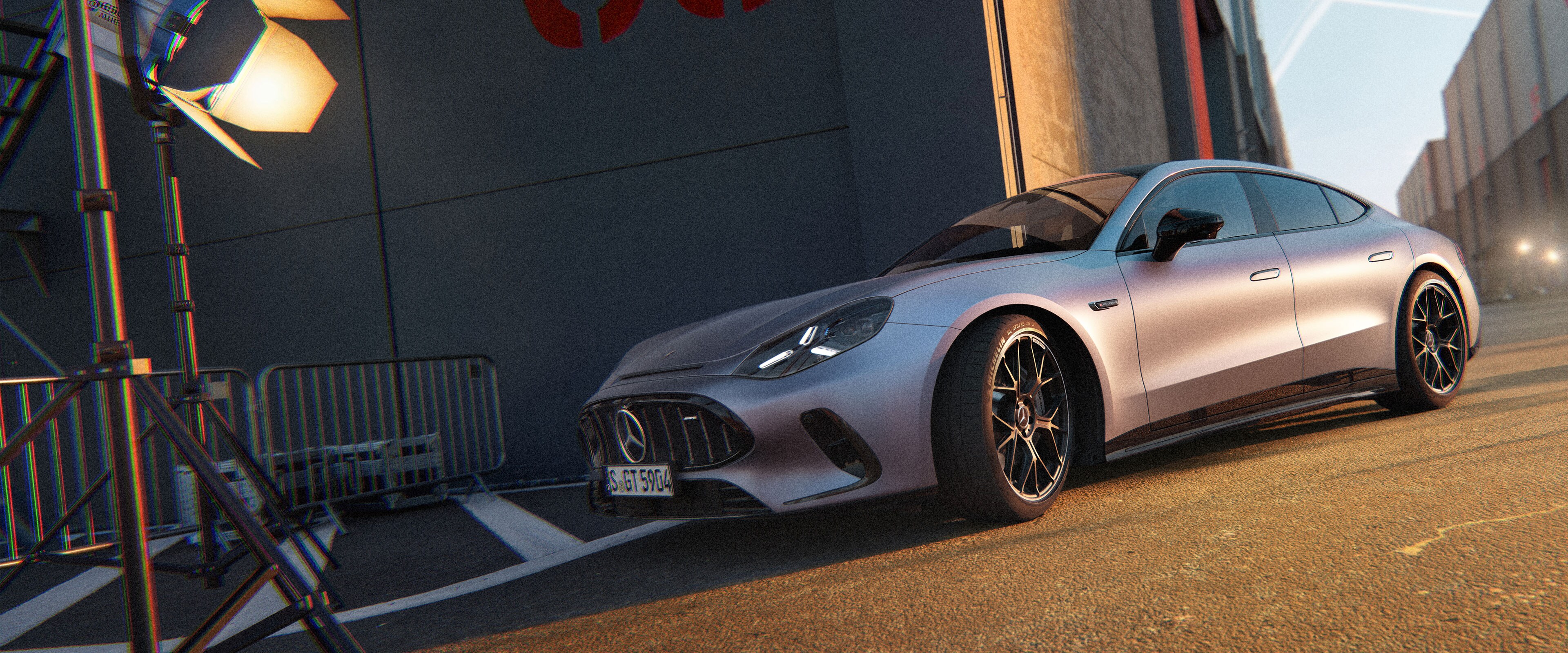 Mercedes-AMG GT 53 4-Dörrars Coupé.