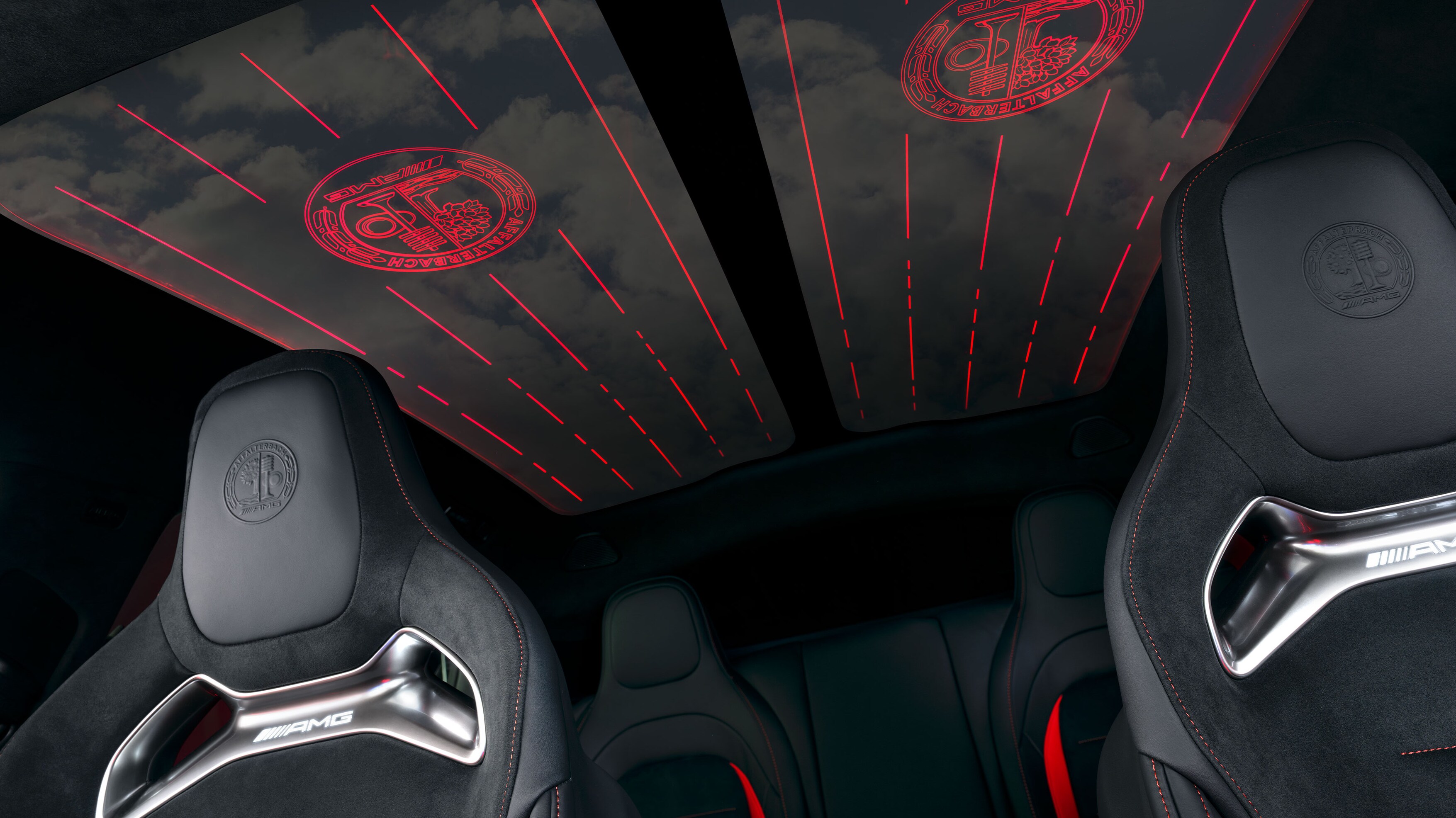 Taket i helt nya Mercedes-AMG GT 4-dörrars Coupé.