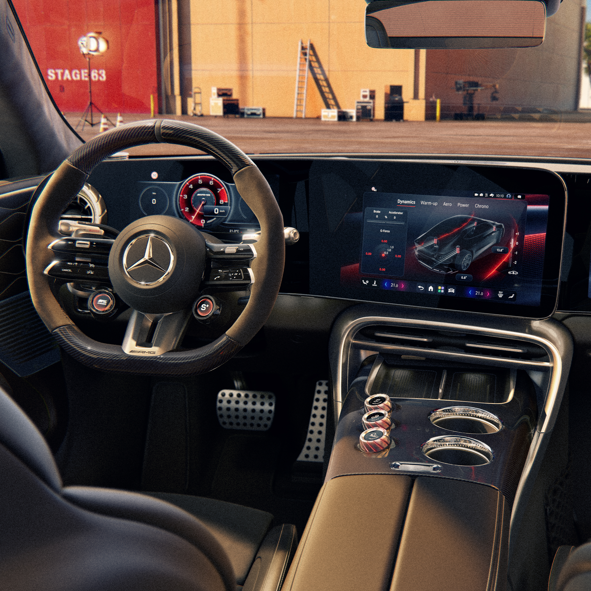 Nya elektriska Mercedes-AMG GT 4-dörrars Coupé | Mercedes-AMG Instrumentpanelen på den nya elektriska Mercedes-AMG GT 4-dörrars Coupé