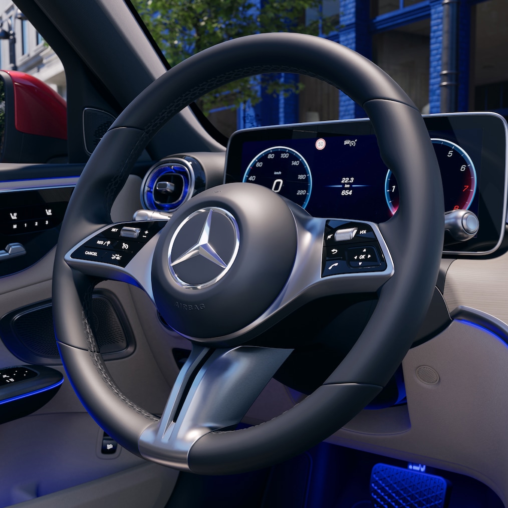 Den nya ratten i nya C-Klass Kombi från Mercedes-Benz.