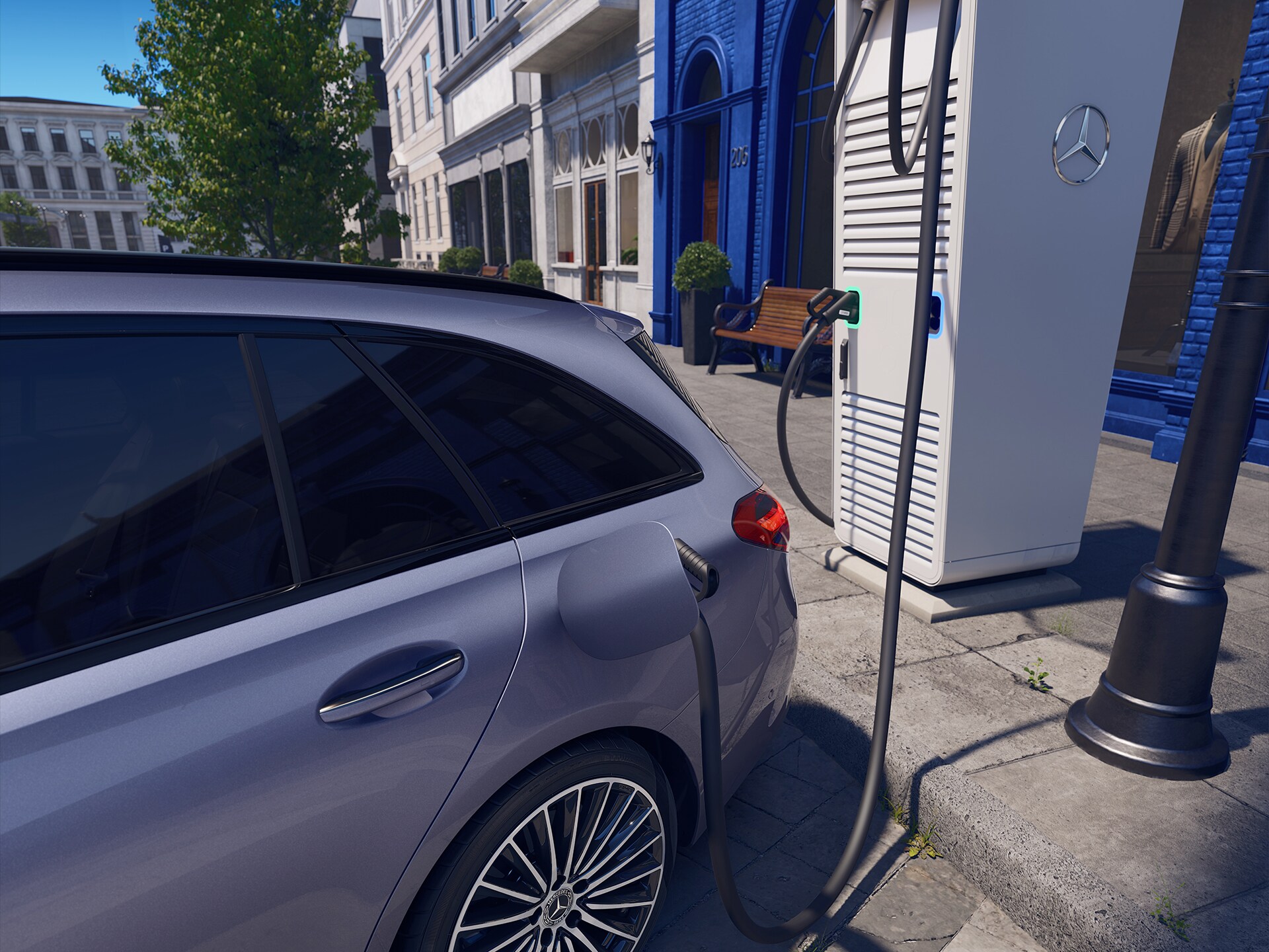 Nya C-Klass Kombi som laddhybrid från Mercedes-Benz.