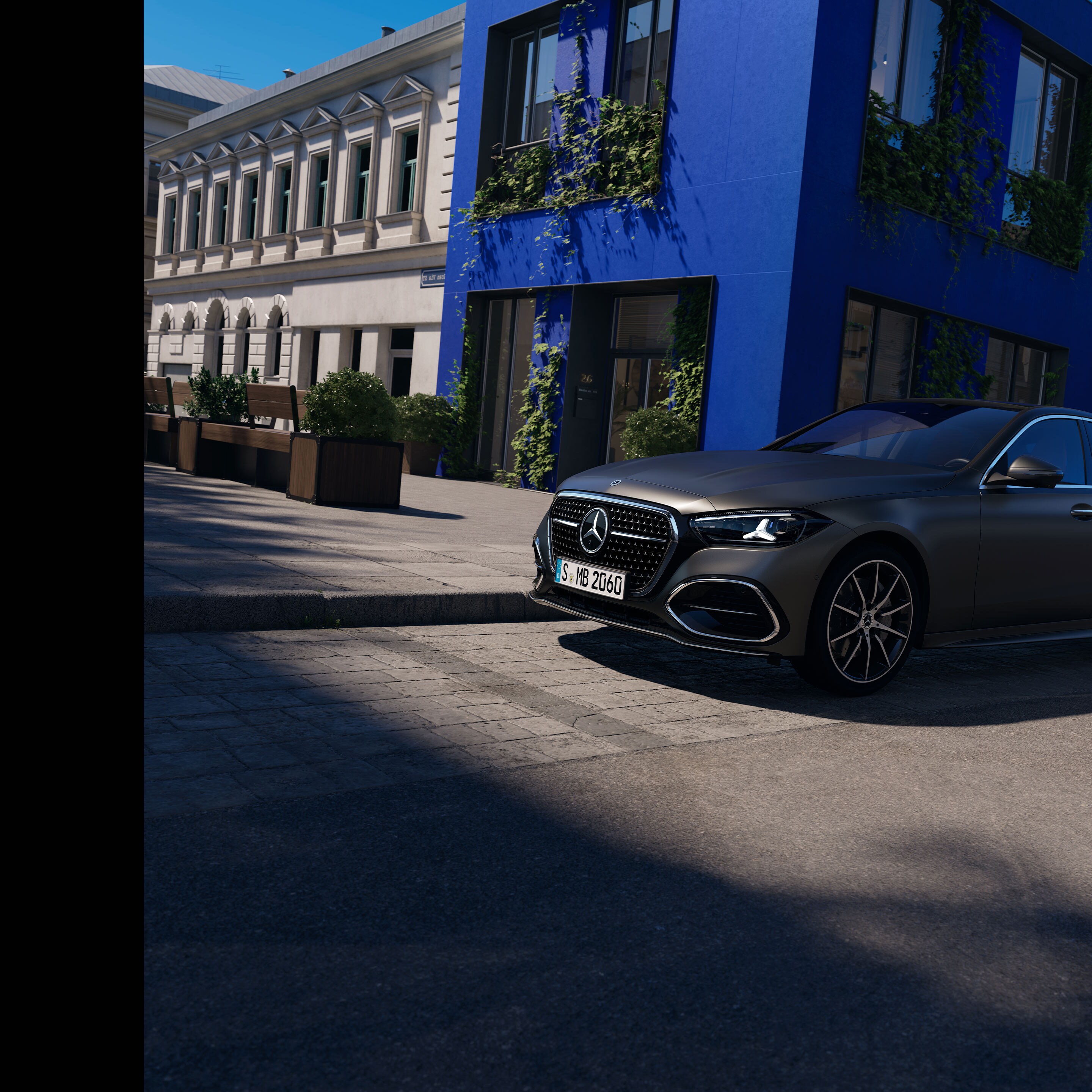Exteriören på nya C-Klass Sedan från Mercedes-Benz.
