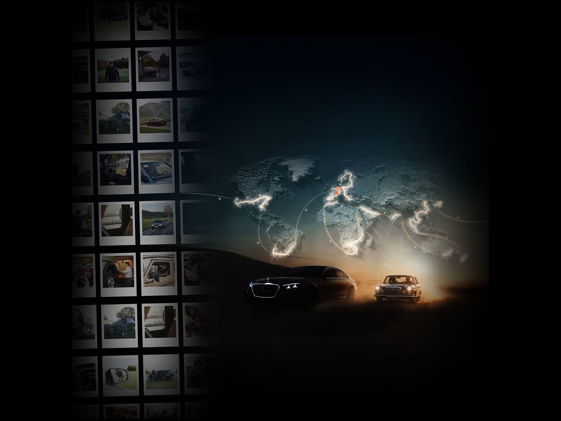 Mercedes-Benz Community. Var med på resan med nya Mercedes-Benz S-Klass till 140 platser runt om i världen.