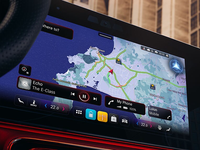MBUX Virtual Assistant i helt nya CLA från Mercedes-Benz.