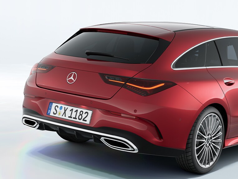 Parkeringssystemen i CLA Shooting Brake från Mercedes-Benz.