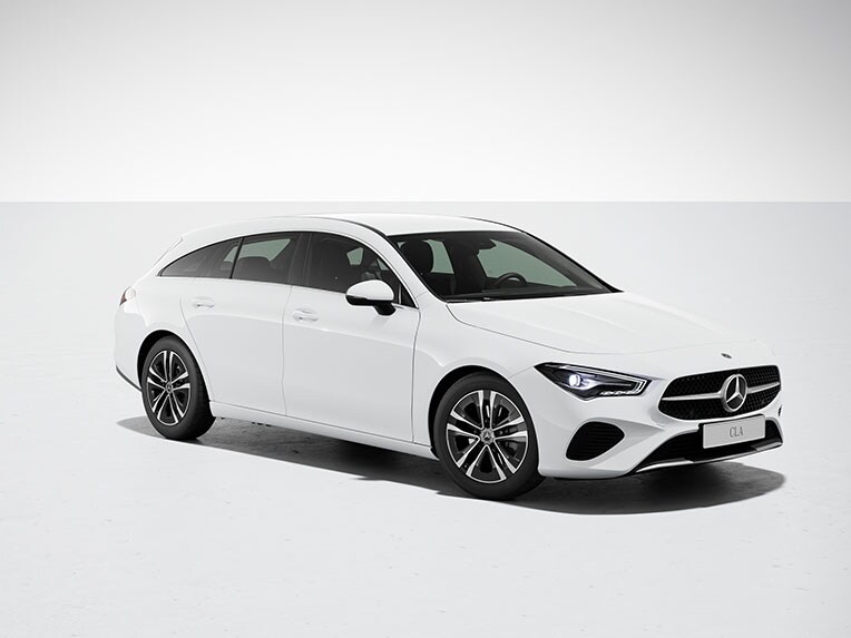 Mercedes-Benz CLA Shooting Brake med grundutrustning.