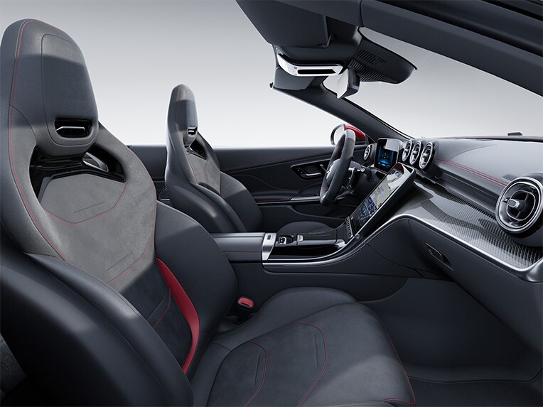 Klädsel i konstläder ARTICO/mikrofiber MICROCUT AMG i CLE Cabriolet från Mercedes-AMG.