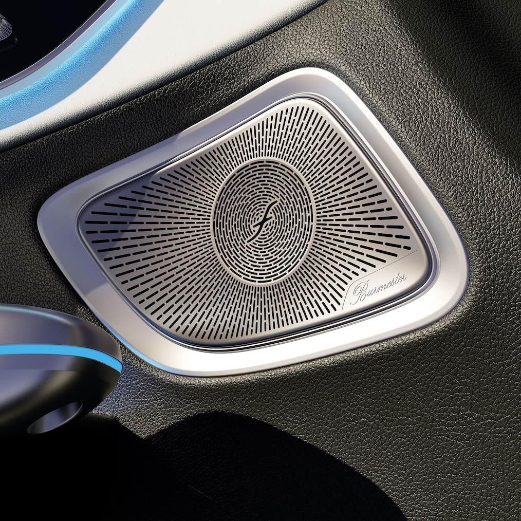 Burmester® 3D Surround Sound System i CLE Cabriolet från Mercedes-Benz.