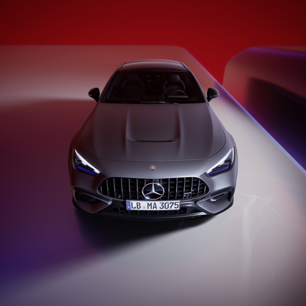 Mercedes-AMG CLE 53 4MATIC+ Coupé sedd från sidan.