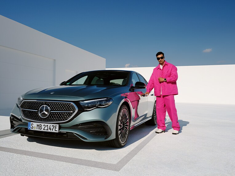 E-Klass från Mercedes-Benz med digital bilnyckel.