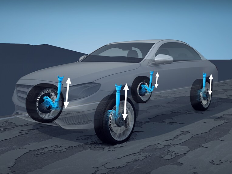 E-Klass från Mercedes-Benz med AIRMATIC.