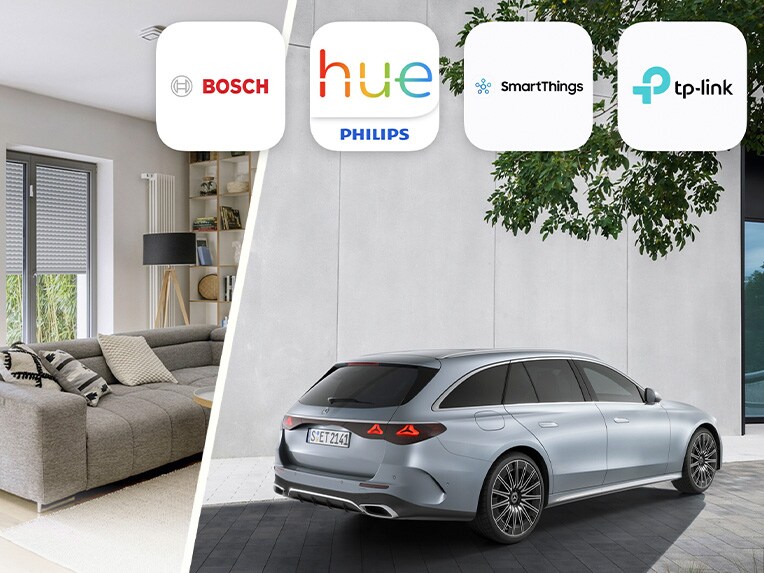 E-Klass från Mercedes-Benz med Smart Home.