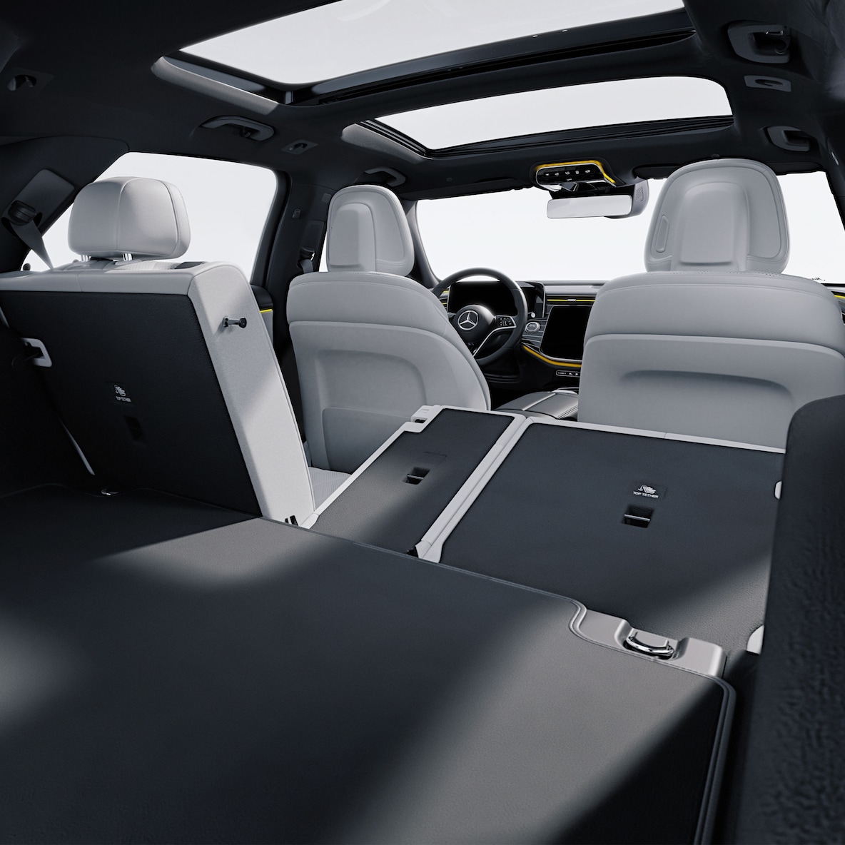 Det flexibla utrymmeskonceptet i E-Klass från Mercedes-Benz.