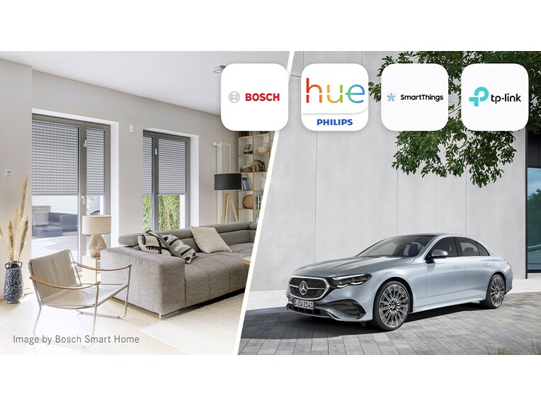 Smart Home-systemet i E-Klass Sedan från Mercedes-Benz.
