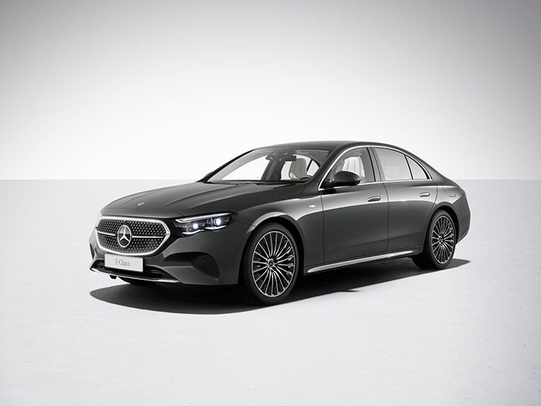 Exteriören på E-Klass Sedan från Mercedes-Benz med designversionen AVANTGARDE.