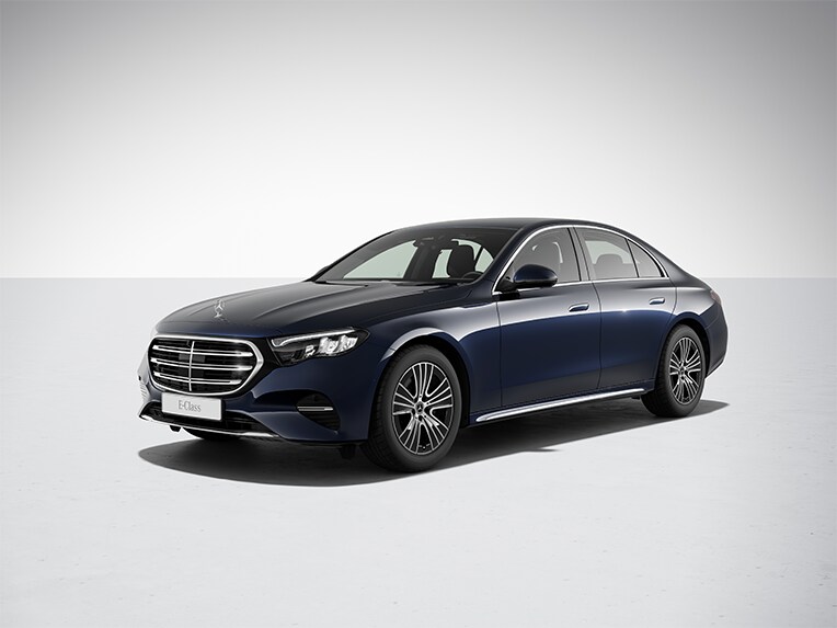 Exteriören på E-Klass Sedan från Mercedes-Benz med designversionen EXCLUSIVE.