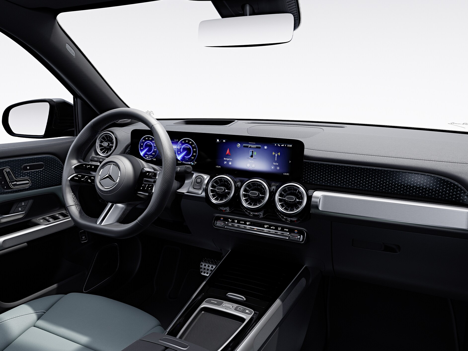 EQB från Mercedes-Benz med Premiumpaketet.