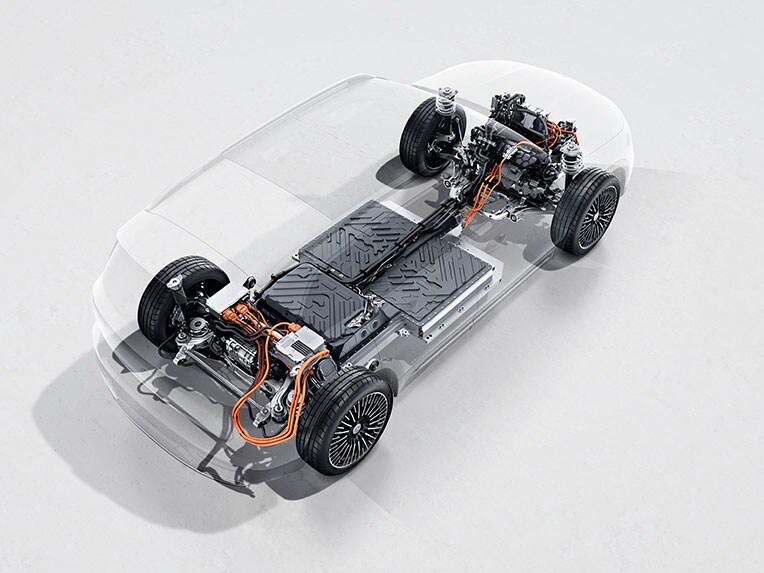 Värmepumpen från EQB från Mercedes-Benz.