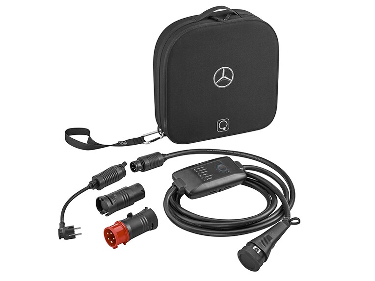 Flexibelt laddningssystem Pro i EQE från Mercedes-Benz.