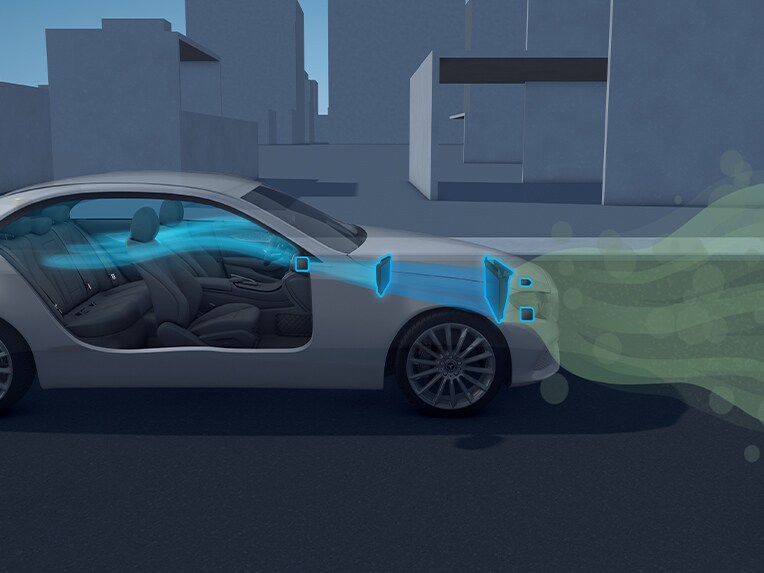 En illustration av ENERGIZING AIR CONTROL Plus med certifierat HEPA-filter.
