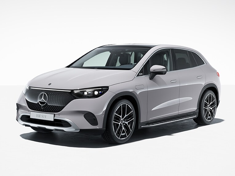 Exteriören hos EQE Suv från Mercedes-Benz i designversion Electric Art.