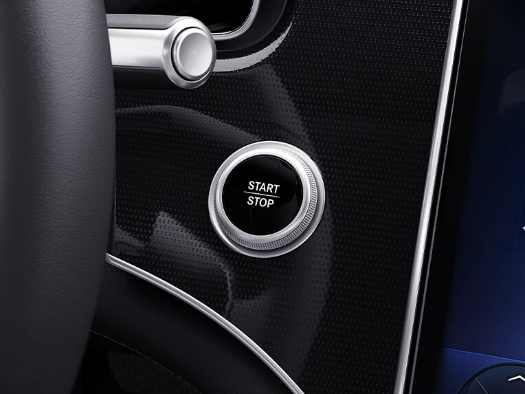 En grafisk bild av KEYLESS-GO Komfortpaket Plus i EQS Sedan från Mercedes-Benz.