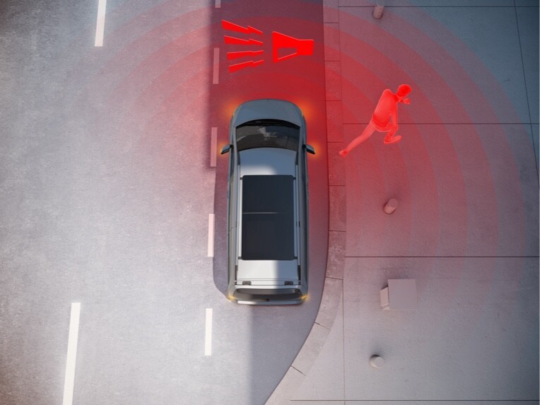 Stöldskyddspaketet kan hjälpa dig genom att skydda bilen med ljus- och ljudsignaler när en stöldrisk identifieras.