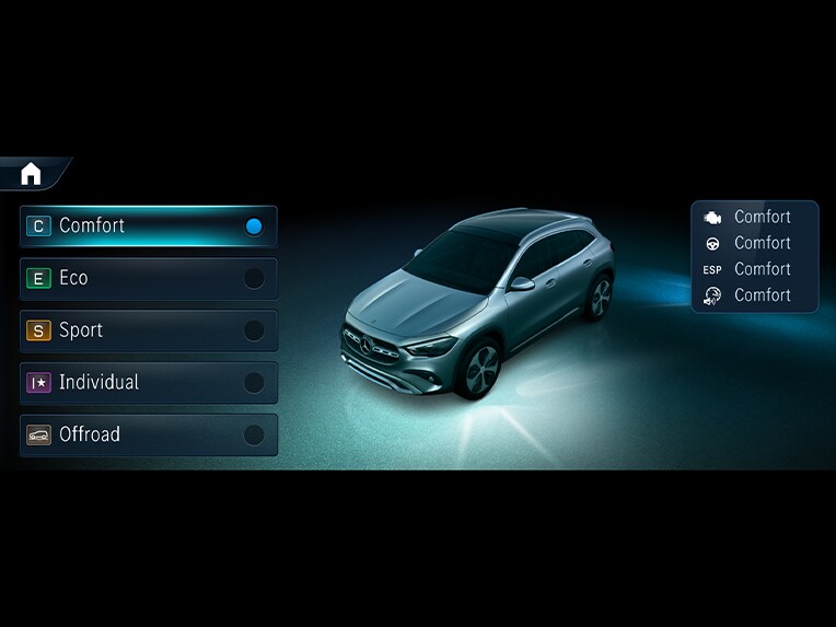 DYNAMIC SELECT i Mercedes-Benz GLA.