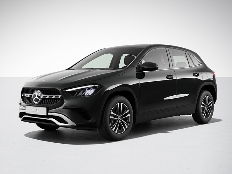 Mercedes-Benz GLA med grundutrustning.