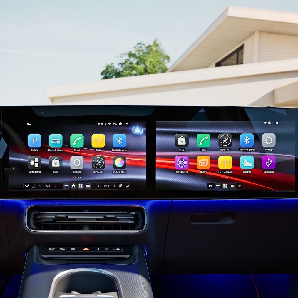 MB.OS i helt nya eldrivna GLB.