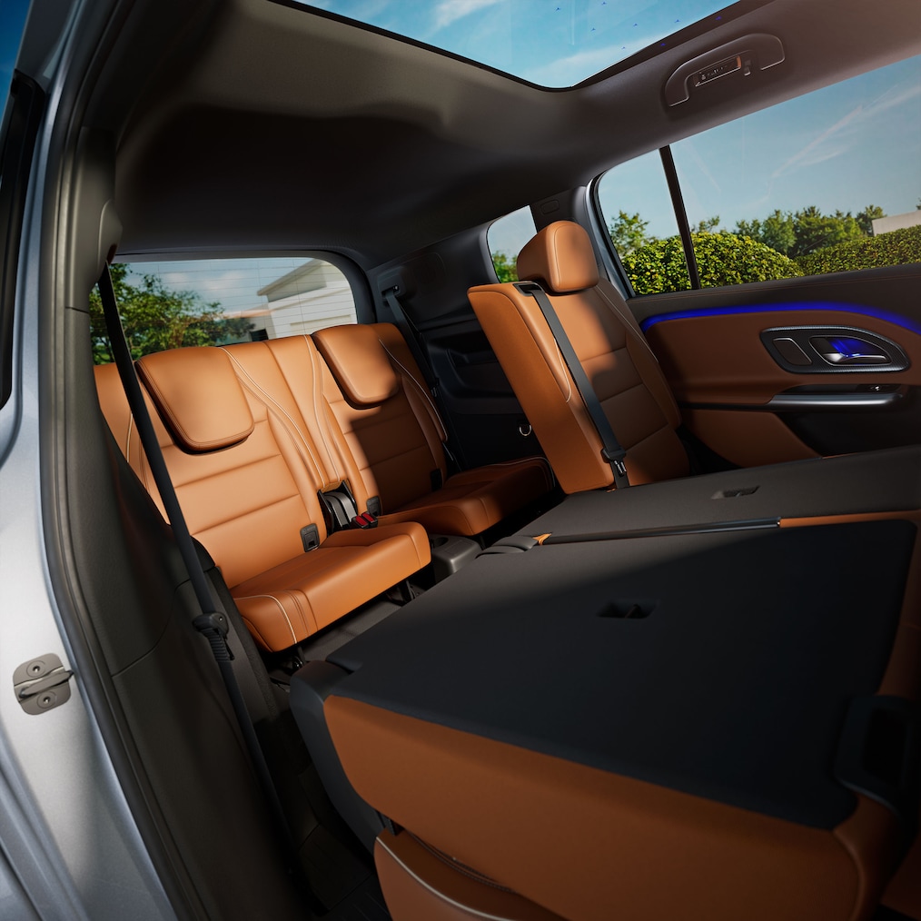 Interiören i helt nya eldrivna GLB.