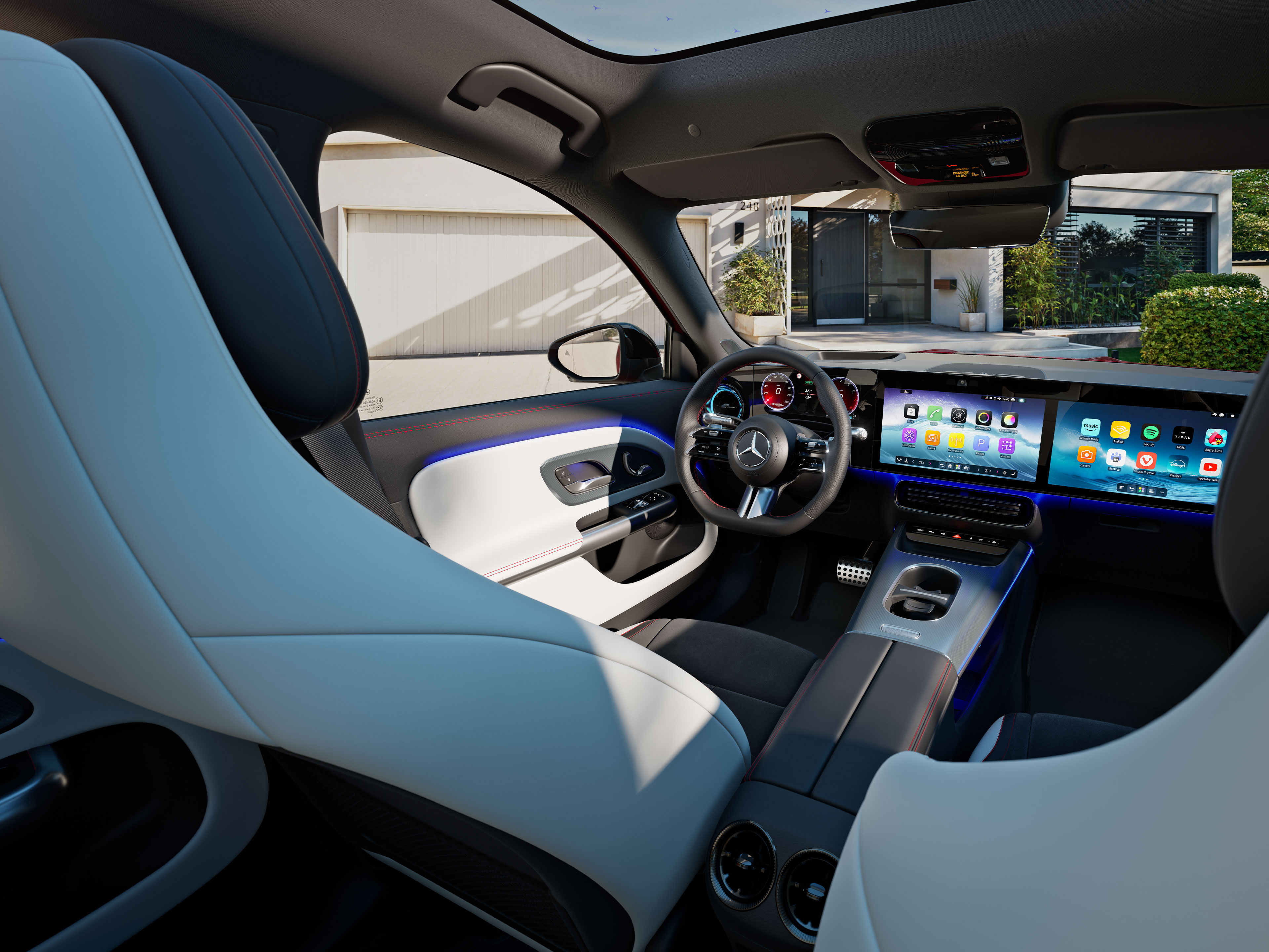 Interiör | Helt nya GLB | Mercedes-Benz Interiören i nya GLB från Mercedes-Benz.