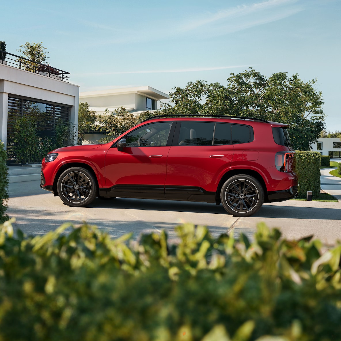 Exteriören på Mercedes-Benz GLB.