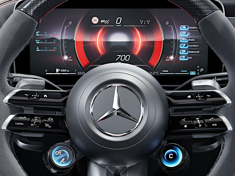 AMG DYNAMIC PLUS-paketet i Mercedes-AMG GLC Coupé.