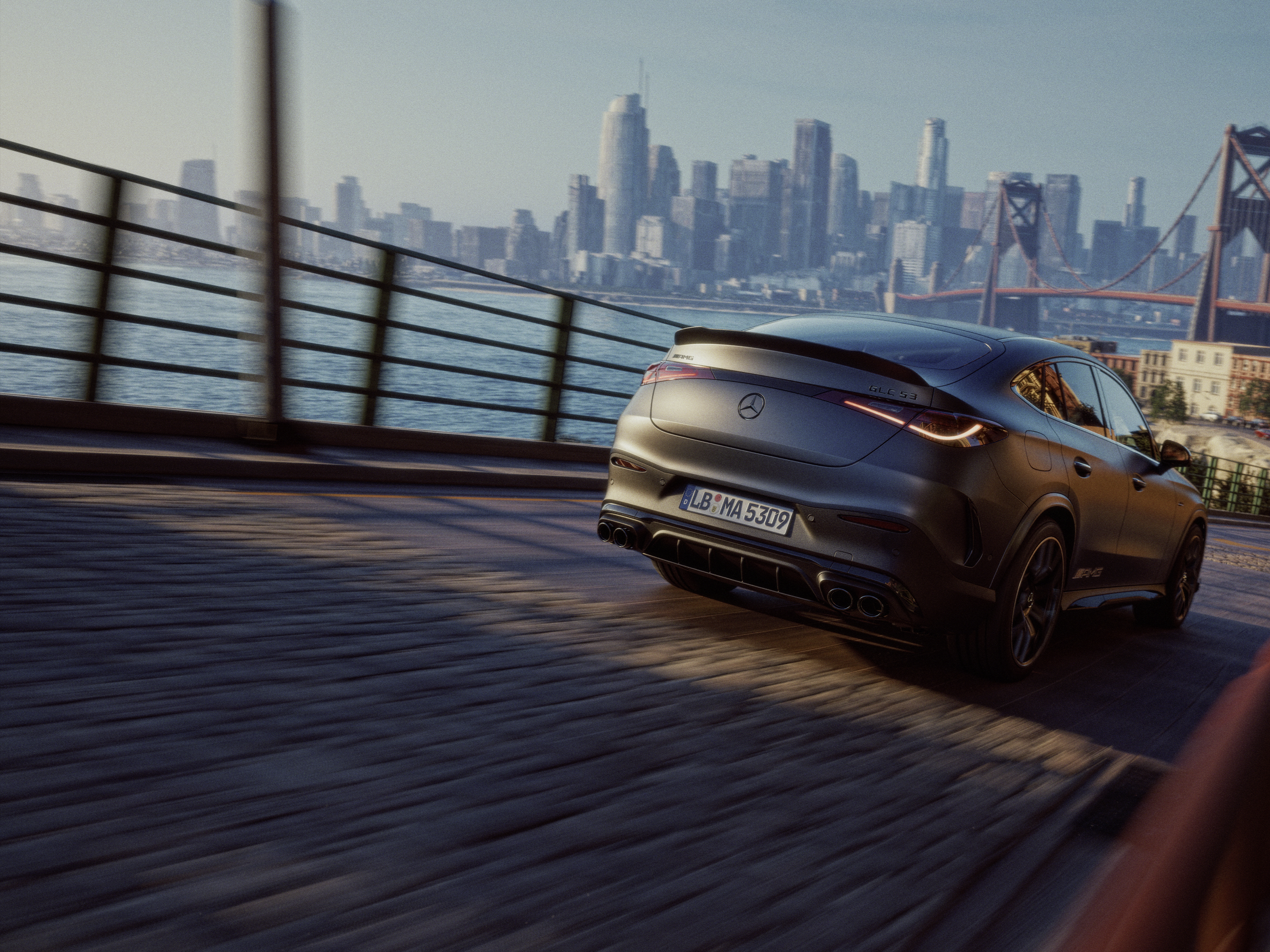 Prestanda | GLC | Mercedes-AMG Prestandan hos nya Mercedes-AMG GLC Coupé.