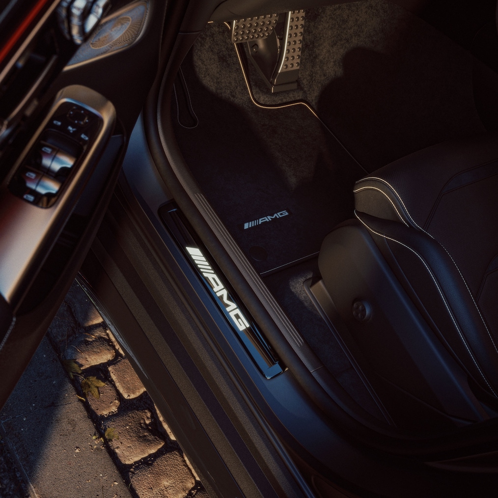 Golden Accents-paketet i nya Mercedes-AMG GLC Coupé.