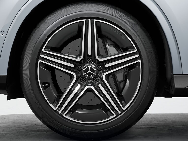 Bromssystemet i Mercedes-Benz GLC Coupé.