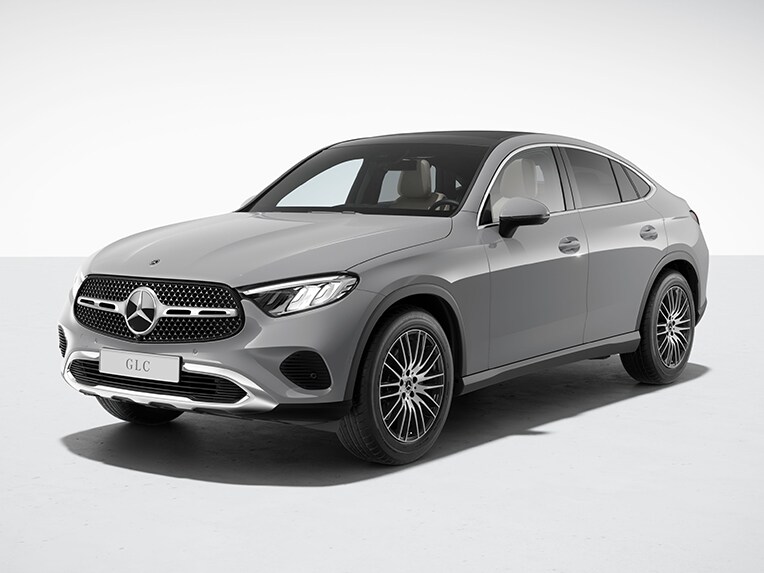 Mercedes-Benz GLC Coupé med utrustningsversionen AVANTGARDE.