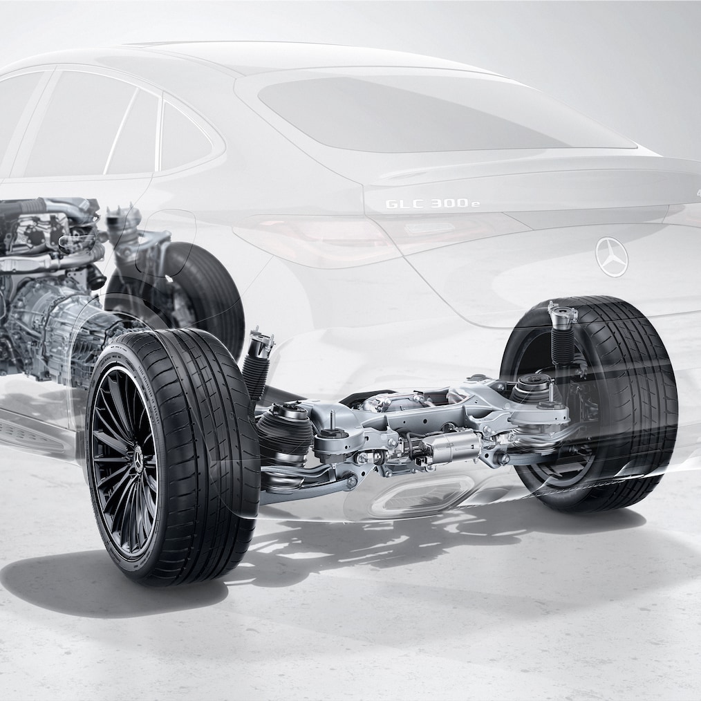 Chassit på Mercedes-Benz GLC.