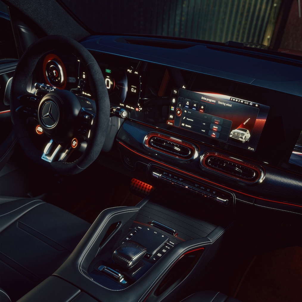 AMG-sittplatserna i Mercedes-AMG GLE coupé.