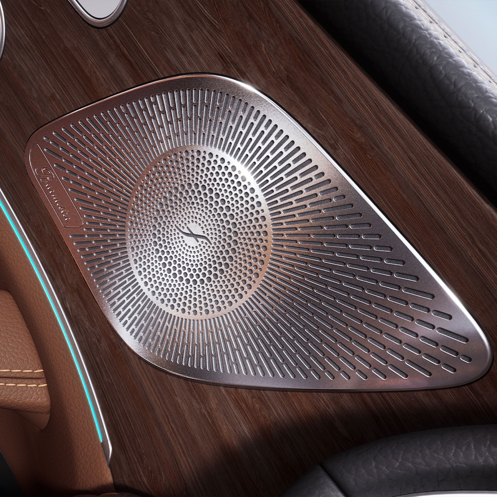 Högtalarna i Burmester® Surround Sound System i Mercedes-Benz GLE Coupé.