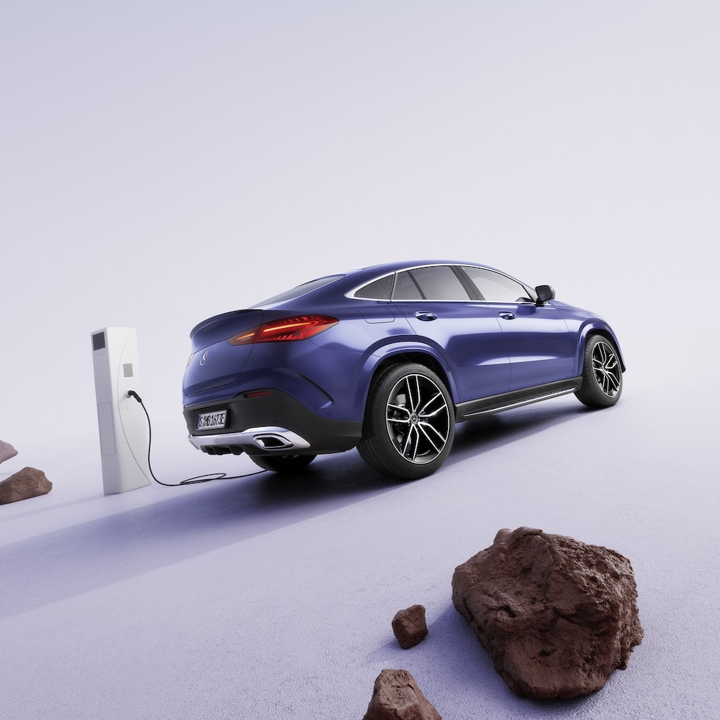 GLE 350 de 4MATIC med EQ-hybridteknik från Mercedes-Benz.