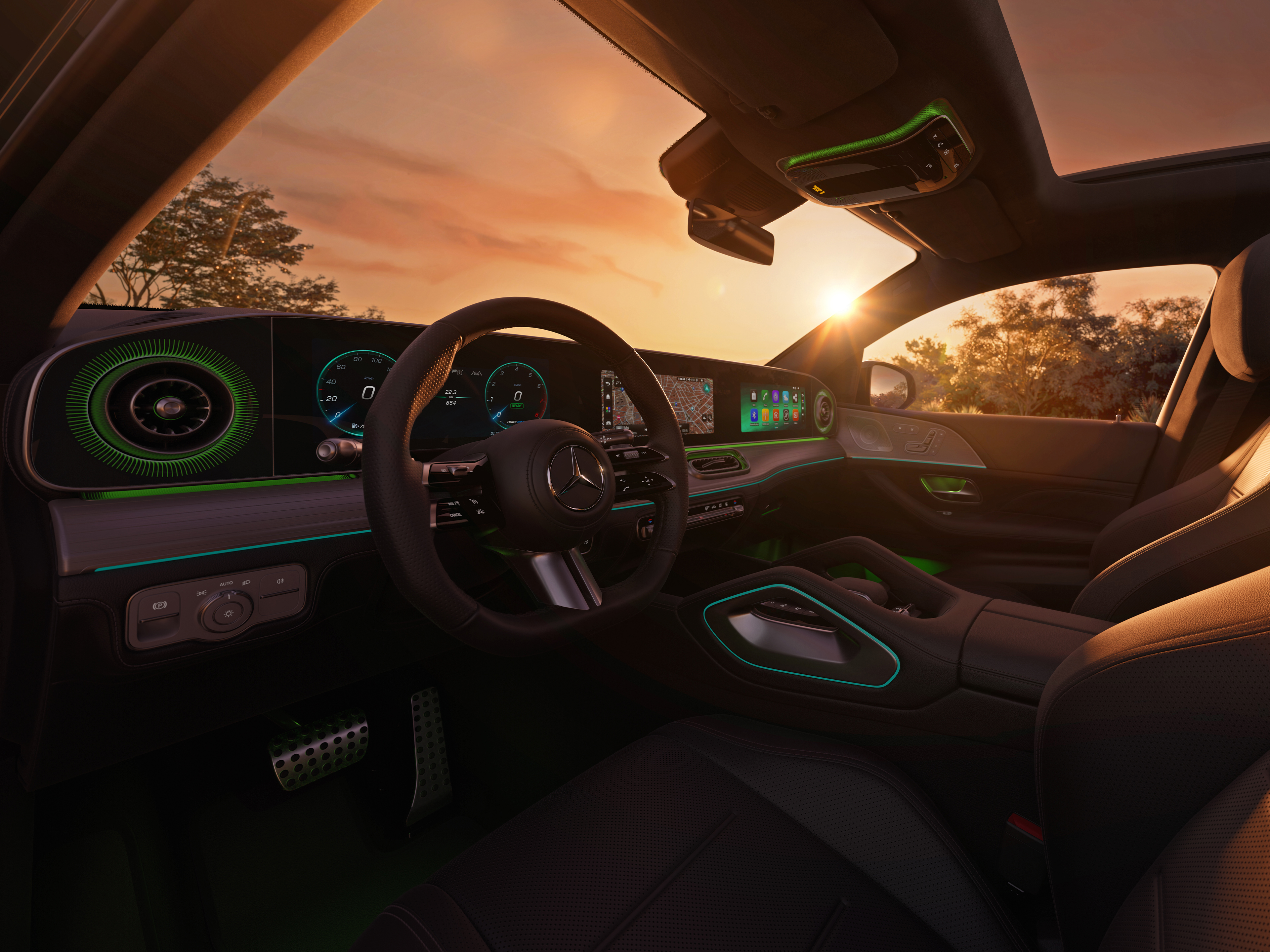 Interiör | GLE Coupé | Mercedes-Benz Interiören i nya GLE Coupé.