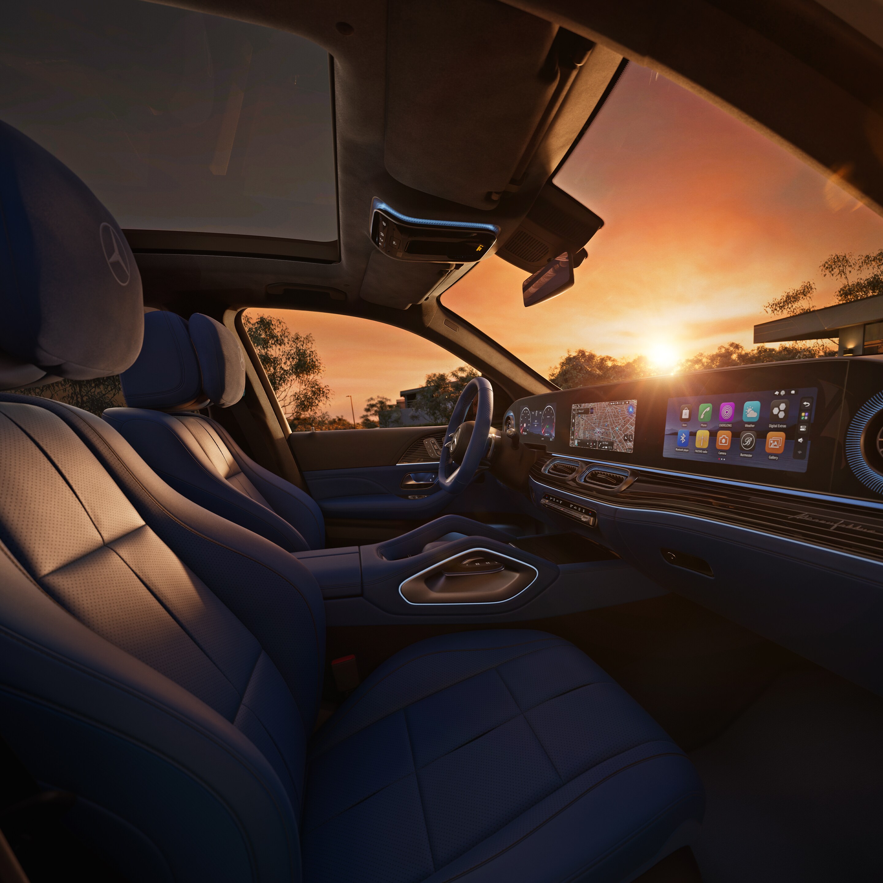 Interiören i nya GLE.