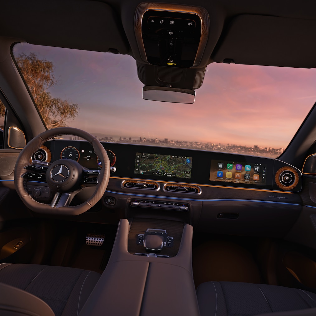 Mercedes-Benz operativsystem (MB.OS) i den nya GLS från Mercedes-Benz.