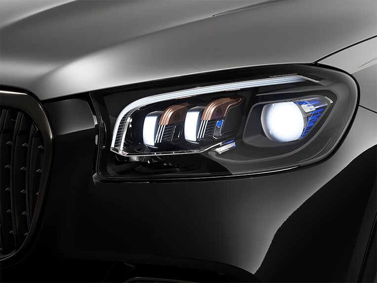 MULTIBEAM LED-strålkastarna på Mercedes-Maybach GLS.