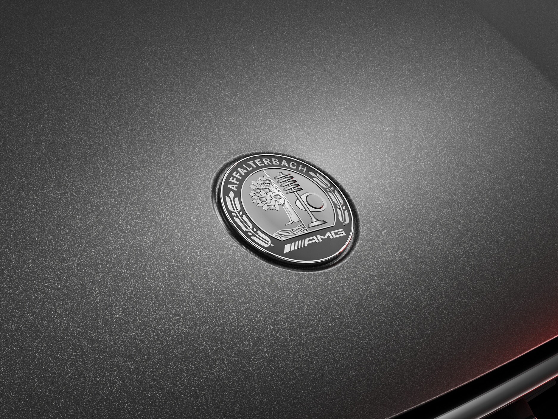 Affalterbach-logotypen på en Mercedes-AMG