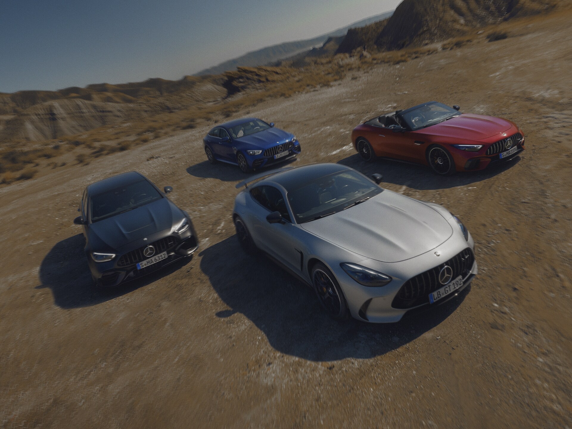 Översikt över Mercedes-AMG-modellerna.